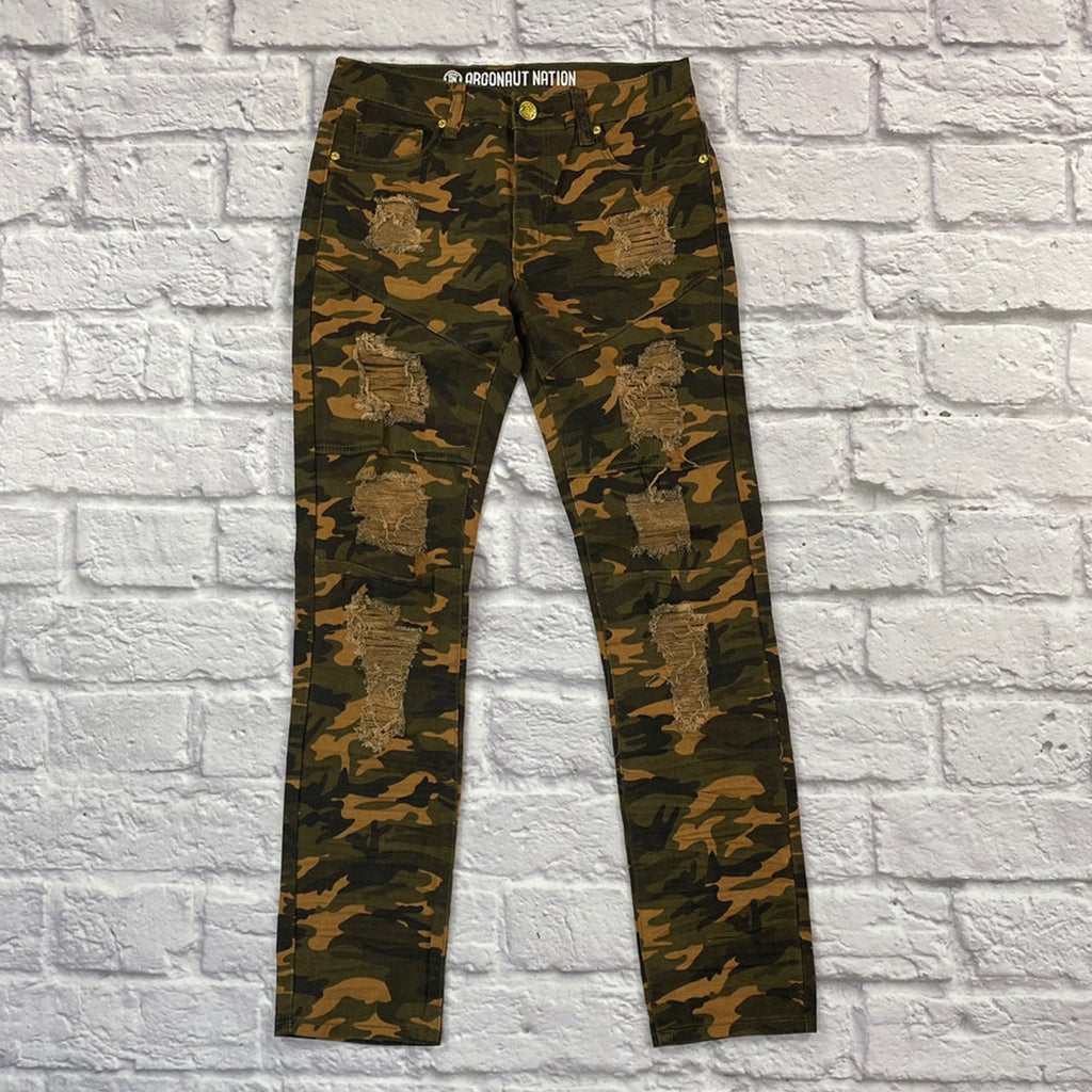 Raw x store camo jeans